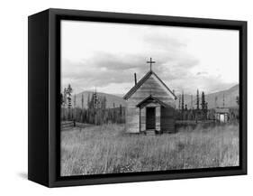 Abandoned Church-Dorothea Lange-Framed Stretched Canvas