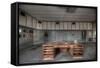 Abandoned Control Room-Nathan Wright-Framed Stretched Canvas