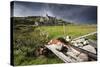 Abandoned Croft Beneath a Stormy Sky-Lee Frost-Stretched Canvas