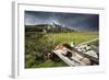 Abandoned Croft Beneath a Stormy Sky-Lee Frost-Framed Photographic Print