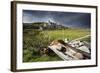 Abandoned Croft Beneath a Stormy Sky-Lee Frost-Framed Photographic Print