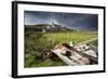 Abandoned Croft Beneath a Stormy Sky-Lee Frost-Framed Photographic Print