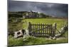 Abandoned Croft Beneath a Stormy Sky-Lee Frost-Mounted Photographic Print