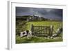 Abandoned Croft Beneath a Stormy Sky-Lee Frost-Framed Photographic Print