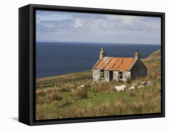 Abandoned Croft, Wester Ross, Highlands, Scotland, United Kingdom, Europe-Jean Brooks-Framed Stretched Canvas