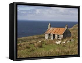 Abandoned Croft, Wester Ross, Highlands, Scotland, United Kingdom, Europe-Jean Brooks-Framed Stretched Canvas