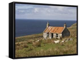 Abandoned Croft, Wester Ross, Highlands, Scotland, United Kingdom, Europe-Jean Brooks-Framed Stretched Canvas