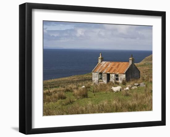 Abandoned Croft, Wester Ross, Highlands, Scotland, United Kingdom, Europe-Jean Brooks-Framed Photographic Print