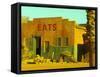 Abandoned Desert Eatery, Sloan, Nevada, USA-Nancy & Steve Ross-Framed Stretched Canvas