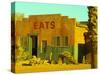 Abandoned Desert Eatery, Sloan, Nevada, USA-Nancy & Steve Ross-Stretched Canvas