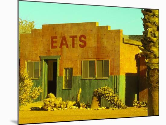 Abandoned Desert Eatery, Sloan, Nevada, USA-Nancy & Steve Ross-Mounted Photographic Print