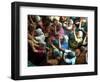 Abandoned Elderly Women Raise Hands During a Prayer Meeting-M^ Lakshman-Framed Photographic Print