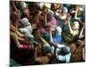 Abandoned Elderly Women Raise Hands During a Prayer Meeting-M^ Lakshman-Mounted Photographic Print