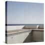 Abandoned Empty Swimming Pool Next to Sea, Ibiza, Spain, Europe-Purcell-Holmes-Stretched Canvas