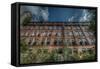 Abandoned Factory Building-Nathan Wright-Framed Stretched Canvas