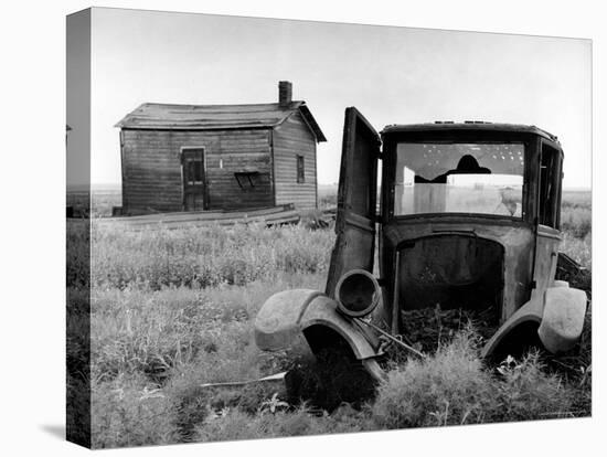 Abandoned Farm in Dust Bowl-Alfred Eisenstaedt-Stretched Canvas