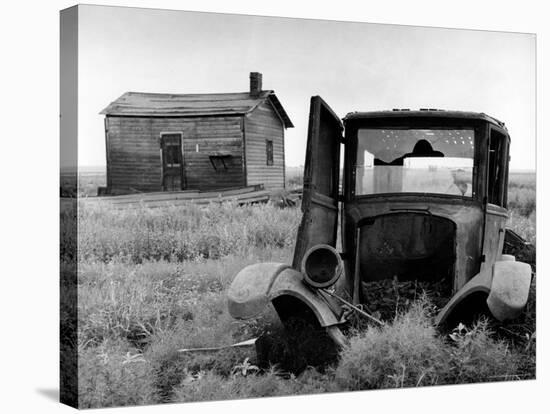 Abandoned Farm in Dust Bowl-Alfred Eisenstaedt-Stretched Canvas