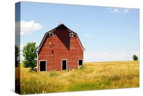 Abandoned Farm in Nebraska-StompingGirl-Stretched Canvas