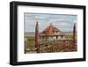 Abandoned farmhouse, Tierra del Fuego, Chile, Patagonia-Adam Jones-Framed Photographic Print