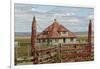 Abandoned farmhouse, Tierra del Fuego, Chile, Patagonia-Adam Jones-Framed Photographic Print