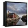Abandoned Fishery on Stilts, Lofoten Island, Norway, Scandinavia, Europe-Purcell-Holmes-Framed Stretched Canvas