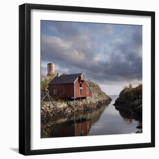 Abandoned Fishery on Stilts, Lofoten Island, Norway, Scandinavia, Europe-Purcell-Holmes-Framed Photographic Print