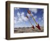 Abandoned Gas Station, Route 66, Twin Arrows, Arizona, USA-Julian McRoberts-Framed Photographic Print