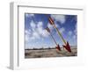 Abandoned Gas Station, Route 66, Twin Arrows, Arizona, USA-Julian McRoberts-Framed Photographic Print