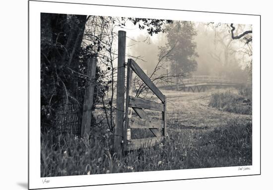 Abandoned Gate-Donald Satterlee-Mounted Limited Edition