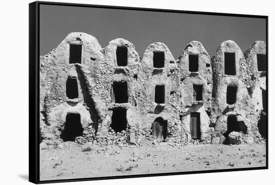 Abandoned Ghorfas in Tunisia-null-Framed Stretched Canvas