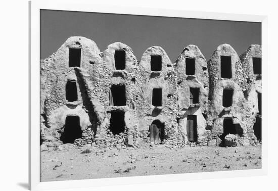 Abandoned Ghorfas in Tunisia-null-Framed Photographic Print