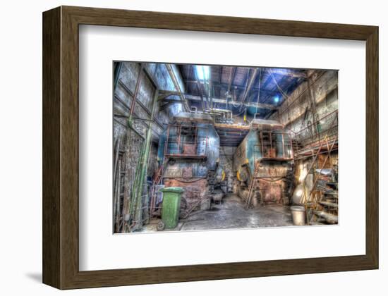 Abandoned Grimy Factory-null-Framed Art Print