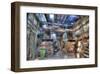 Abandoned Grimy Factory-null-Framed Art Print