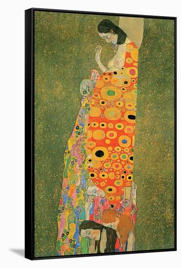 Abandoned Hope-Gustav Klimt-Framed Stretched Canvas