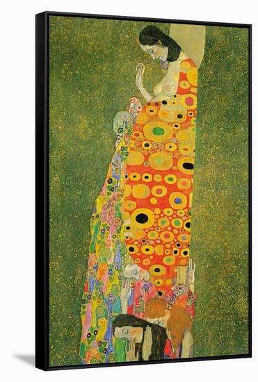 Abandoned Hope-Gustav Klimt-Framed Stretched Canvas