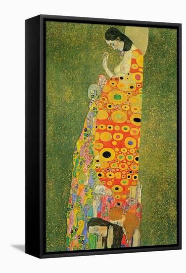 Abandoned Hope-Gustav Klimt-Framed Stretched Canvas