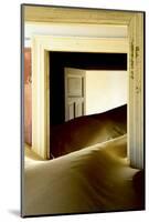 Abandoned House Full of Sand. Kolmanskop Ghost Town, Namib Desert Namibia, October 2013-Enrique Lopez-Tapia-Mounted Photographic Print