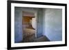 Abandoned House Full of Sand. Kolmanskop Ghost Town, Namib Desert Namibia, October 2013-Enrique Lopez-Tapia-Framed Photographic Print