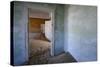 Abandoned House Full of Sand. Kolmanskop Ghost Town, Namib Desert Namibia, October 2013-Enrique Lopez-Tapia-Stretched Canvas