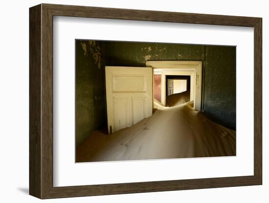 Abandoned House Full Of Sand-Enrique Lopez-Tapia-Framed Photographic Print