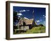 Abandoned House in a Field-null-Framed Photographic Print