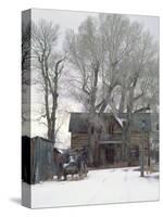 Abandoned House of Nevada City, Montana, USA-Charles Sleicher-Stretched Canvas