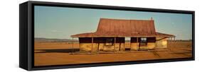 Abandoned house on desert, Silverston, New South Wales, Australia-Panoramic Images-Framed Stretched Canvas