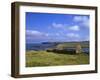 Abandoned House on the Shores of Hamna Voe, Northmavine, Shetland Islands, Scotland, UK-Patrick Dieudonne-Framed Photographic Print