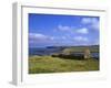 Abandoned House on the Shores of Hamna Voe, Northmavine, Shetland Islands, Scotland, UK-Patrick Dieudonne-Framed Photographic Print