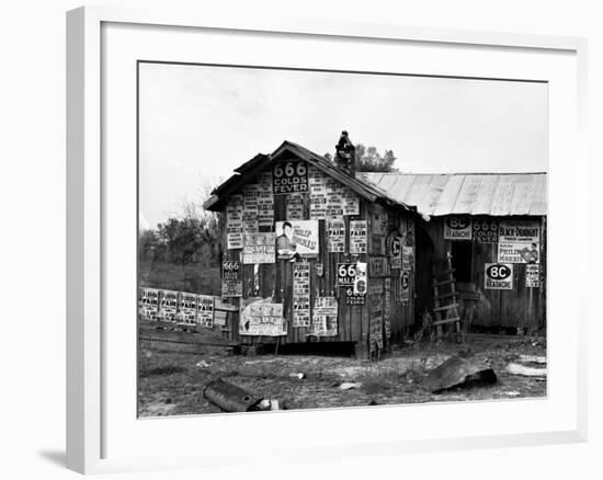 Abandoned House-Arthur Rothstein-Framed Photographic Print