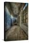 Abandoned Interior Corridor-Nathan Wright-Stretched Canvas