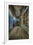 Abandoned Interior Corridor-Nathan Wright-Framed Photographic Print