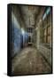 Abandoned Interior Corridor-Nathan Wright-Framed Stretched Canvas