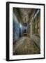 Abandoned Interior Corridor-Nathan Wright-Framed Photographic Print